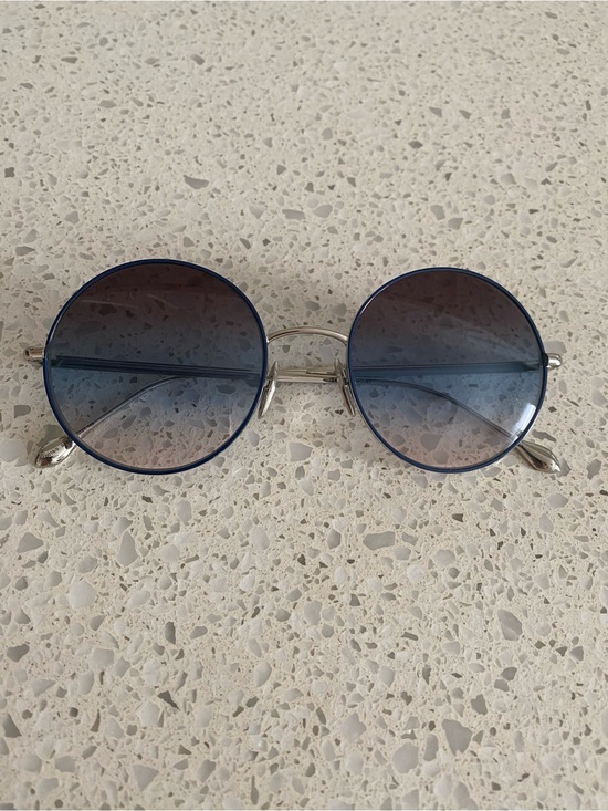 Isabel Marant Classic Round Blue Gradient Lens Sunglasses main image 5